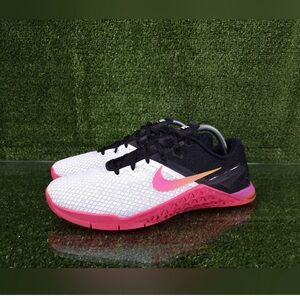 Nike Pink and White Athletic Training Shoes